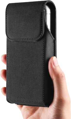 Large Cell Phone Holster with Belt Clip Loop Pouch Holder Belt Case for Motorola Moto G Stylus 5G 2022 G Power 5G 2024 G Play, Samsung Galaxy A14 A05 A22 5G S21 Ultra, Nokia G50 X100 G300, TCL 30XL in Saudi Arabia