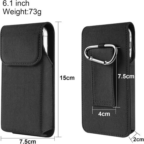 Large Cell Phone Holster with Belt Clip Loop Pouch Holder Belt Case for Motorola Moto G Stylus 5G 2022 G Power 5G 2024 G Play, Samsung Galaxy A14 A05 A22 5G S21 Ultra, Nokia G50 X100 G300, TCL 30XL in Saudi Arabia