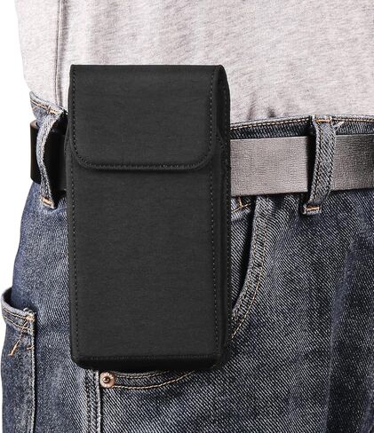 Large Cell Phone Holster with Belt Clip Loop Pouch Holder Belt Case for Motorola Moto G Stylus 5G 2022 G Power 5G 2024 G Play, Samsung Galaxy A14 A05 A22 5G S21 Ultra, Nokia G50 X100 G300, TCL 30XL in Saudi Arabia
