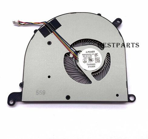 استبدال مروحة التبريد BestParts لـ Msi Mordern 15-مروحة تبريد GPU الأصلية لـ Mordern 15 (المعالج الأساسي من الجيل العاشر والحادي عشر) PS63 Mordern، P/N: MS-1551 MS-1552 MS-15H3 MS-16S1 in Saudi Arabia