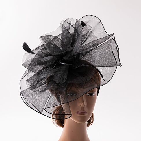 Fascinators Cute Hat Headwear Veil - Classic Pillbox Hat Butterfly Headband Hairpin Hair Accessories in Saudi Arabia
