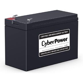 CyberPower RB1280 UPS Replacement Battery Cartridge, Maintenance-Free, User Installable, 12V/8Ah
