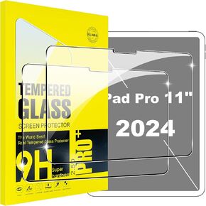 for iPad Pro 11 Inch 2024 Screen Protector, 2 Pack Paperfeel Screen Protector for Drawing, Nib Friendly and Anti-Glare, Compatible with iPad Pro 11 Inch 2024"