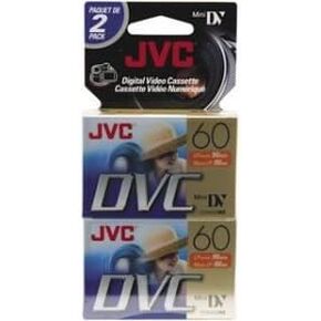 شريط فيديو رقمي صغير JVC MDV60MEUH2 (60 دقيقة، عبوتان)