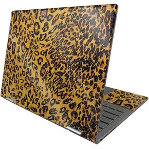 MightySkins Glossy Glitter Skin Compatible with HP Envy x360 13" (2022) - Cheetah Girl | Protective, Durable High-Gloss Glitter Finish | Easy to Apply, Remove, and Change Styles | Made in The USA