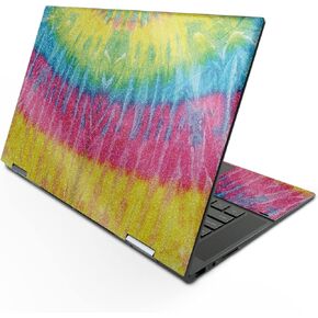 MightySkins Glossy Glitter Skin Compatible with HP Envy x360 15" (2022) - Tie Dye 2 | Protective, Durable High-Gloss Glitter Finish | Easy to Apply, Remove, and Change Styles | Made in The USA