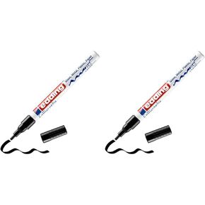 edding 753 Gloss Paint Marker Calligraphy - Copper - 1 Paint Marker - Calligraphy Nib 1-2.5 mm - for Glass, Stone, Plastic, Paper - Waterproof, Highly Opaque - Bullet journals, Hand Lettering