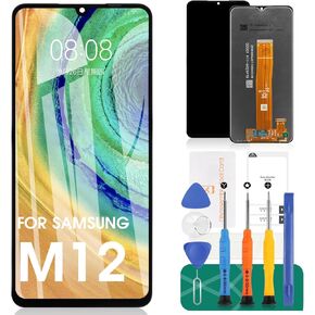 for Samsung Galaxy M12 Screen Replacement for Samsung M12 LCD Display for SM-M127F Digitizer Touch Screen Assembly Replacement Kits