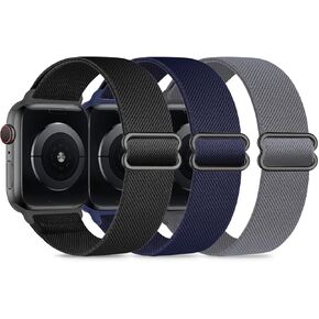 Nylon Band Compatible with Kids Apple Watch Ultra Series 8 7 6 5 4 3 SE SE2,Soft Loop Strap for iWatch Boy Girl Small Wrist.