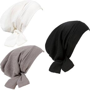 ® 3Pack Women Sleep Headwear Cancer Headwear Scarf Turban Chemo Cap