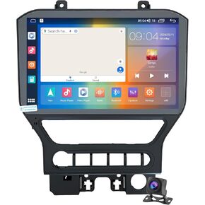 Android 13 Radio for Ford Mustang 2015-2023 11.5-Inch HD Touch Screen Stereo with Bluetooth 5.0 Wireless Carplay/Android Auto GPS Navigation for Car Multimedia Player （Keep The Original car Style）