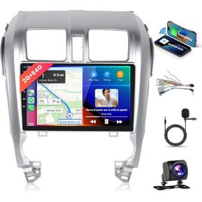 10.1'' 2G+64G Android Car Stereo with Wireless Carplay Android Auto for Honda CRV 2007 2008 2009 2010 2011,podofo Touchscreen Bluetooth Car Radio with GPS WiFi HiFi Audio FM/RDS Backup Camera