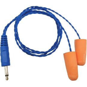 Racing Radios Earbuds, Mono Noise Reduction Balanced Armature Foam Earbuds for Racing Radios Communications Electronics- 1/8" Plug (Blue line)