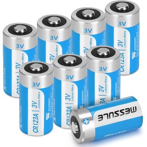 CR123A 3V Lithium Battery,4 Pack 123A Lithium Batteries,CR123 Battery 3 Volt High Power,CR17345 3V Lithium Battery,1500mAh CR123A Cell Batteries PTC Protected for Flashlight Replacement