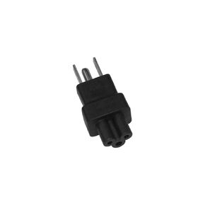 IEC C5 to USA NEMA 5-15P Power Plug Adapter