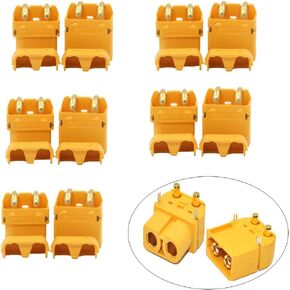 5 Pairs Amass XT60 XT60PW Male Female Plug Connector Adapter for RC Battery