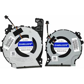 مروحة تبريد وحدة المعالجة المركزية + وحدة معالجة الرسومات البديلة الجديدة لـ HP Pavilion 15-cx 15-cx0068tx 15-cv0058wm 15-cx0020nr 15-cx0030nr 15-cx0045nr 15-cx0049nr Series DFS501105PROT FKK9 SPS-L20335-001 L203 34-001 مروحة