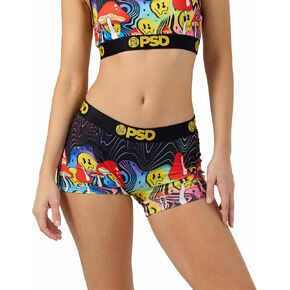 PSD Women's Happy High Boy Shorts, Multi, M