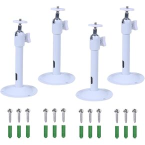 Universal Camera Wall Mount Ceiling Mount Tree Holder, Hunting Camera Accessories (White-4pcs Long)