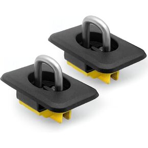 Retractable Tie Down Anchors Fit for 98-14 F150, 98-16 Super Duty, 88-13 Chevrolet Silverado and GMC Sierra, 95-08 Dodge RAM, Truck Bed Tie Down Anchor, 4pcs