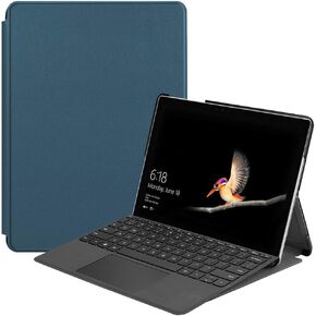 Gylint Case for Surface Go 4 2023 /Go 3 2021 /Go 2 2020 /Surface Go 2018, Slim Fit Leather Smart Case Cover with Pencel Holder for Microsoft Surface Go Black