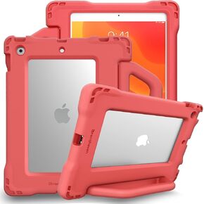 Brenthaven Bounce Case Fits iPad 10th Generation 2022 (10.9-inch) Kids Carry Stand Protective Cover - Durable, Slim, Lightweight and Drop Tested Touch ID Compatible - Black