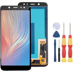 LCD Display Compatible with Samsung Galaxy A6 A600 2018 SM-A600F A600FN A600A A600G A600GN A600P A600N A600T1 A600AZ LCD Display Touch Screen Assembly Repair Replacement Parts with Tools