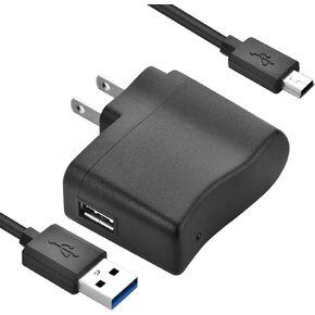 Replacement Wall AC Power Charger Adapter for TI-Nspire CX and TI-Nspire CX CAS, TI 84 Plus C Silver Edition, and TI 84 Plus CE Graphing Calculators