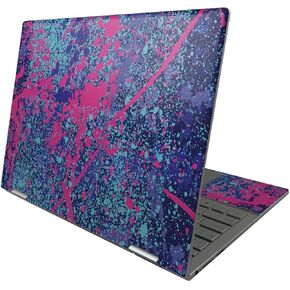MightySkins Skin Compatible with HP Envy x360 13" (2022) - Vibrant Splatter | Protective, Durable, and Unique Vinyl Decal wrap Cover | Easy to Apply, Remove, and Change Styles | Made in The USA