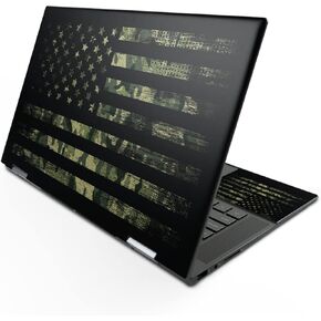 MightySkins Skin Compatible with HP Envy x360 15" (2022) - American Camo | Protective, Durable, and Unique Vinyl Decal wrap Cover | Easy to Apply, Remove, and Change Styles | Made in The USA
