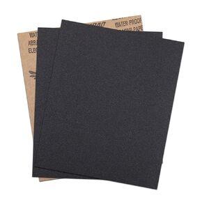 30Pcs Sandpaper Sheets, 9" x 11" Inch 120 Grit Waterproof Abrasive Sand Paper, Premium Silicon Carbide Wet Dry Sanding Sheets for Auto Repair, Hardware, Metal, Wood Polishing