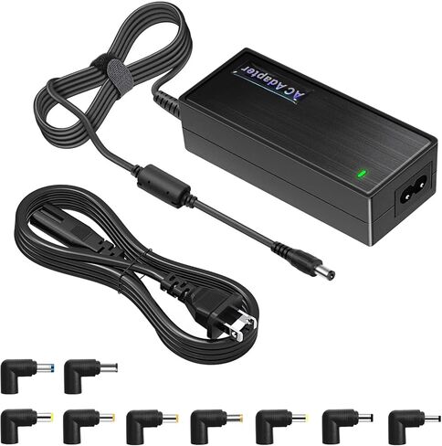 19V 3.42A Laptop Charger,100~240V AC to DC 19 Volt 3.42A 3.16A 2.37A 2.31A Power Supply Adapter with 9 Tips for Asus Toshiba Lenovo Notebook LG Monitor in Kuwait