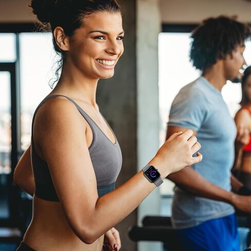 6 Pack Stretchy Nylon Bands Compatible with Amazfit GTS /GTS 2/ GTS 2 Mini/ GTS 2e / GTS 3/ GTS 4 Mini / GTS 4,20mm Weave Elastic Replacement Watch Strap for Amazfit Bip / Bip U Pro / Bip 3 /3 Pro, Girls Women in Saudi Arabia