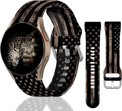 20mm Silicone Sport Bands Compatible for Galaxy Watch 6/Watch 5/Galaxy Watch 4 40mm 44mm/Classic 42mm 46mm/Watch 3 41mm, Active 2 Watch Bands, Replacement Strap for Women Men in Kuwait
