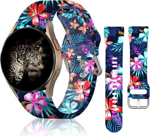 20mm Silicone Sport Bands Compatible for Galaxy Watch 6/Watch 5/Galaxy Watch 4 40mm 44mm/Classic 42mm 46mm/Watch 3 41mm, Active 2 Watch Bands, Replacement Strap for Women Men in Kuwait