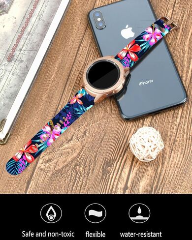 20mm Silicone Sport Bands Compatible for Galaxy Watch 6/Watch 5/Galaxy Watch 4 40mm 44mm/Classic 42mm 46mm/Watch 3 41mm, Active 2 Watch Bands, Replacement Strap for Women Men in Kuwait