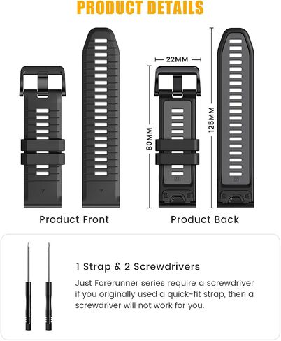 ساعة NotoCity for Fenix ​​7 pro Band 22 مم عرض Fenix ​​6 حزام لـ Fenix ​​5/Fenix ​​7/Fenix ​​5 Plus/Fenix ​​6 Pro من السيليكون الناعم (أبيض-أزرق داكن) in Saudi Arabia