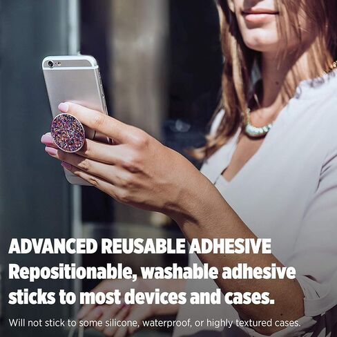 PopSockets: Collapsible Grip & Stand for Phones and Tablets - Sparkle Snow White in Saudi Arabia