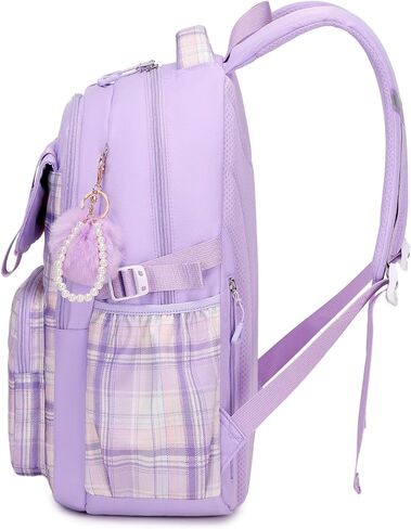 MUSEVOS Girls Backpack, Ideal School Backpack for Girls from Elementary to Teen Years, Kawaii Bookbag Cute Large Capacity in Saudi Arabia