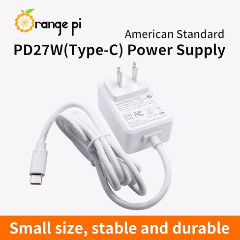 مصدر طاقة Orange Pi 5V5A Type-C، محول PD27W لـ Orange Pi 5 Pro، Orange Pi 5 Max، OrangePi 5 Plus، OrangePi CM5 in Saudi Arabia