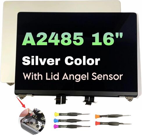 A2485 MacBook Pro Retina 16 Inch LCD Screen M1 Full Assembly Display 2021 Year Screen Replacement EMC3651 Space Gray in Saudi Arabia