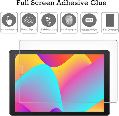 3 عبوات 9H واقي شاشة من الزجاج المقسى لـ TCL Tab 8 LE موديل 9137W / TCL Tab 8 WiFi موديل 9132X/ TCL Tab 8 4G 9132G2 in Kuwait