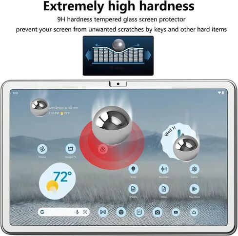 [2 Pack] Screen Protector for Google Pixel Tablet,Tempered Glass Screen Film Guard for Google Pixel Tablet (11 inch) in Kuwait
