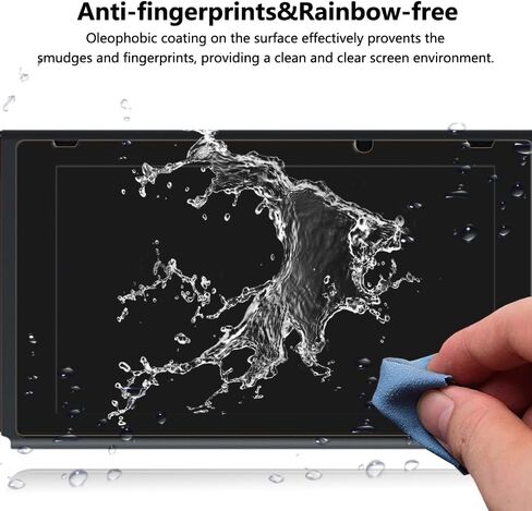 [2Pack] for Nintendo Switch Screen Protector Tempered Glass with Camera Lens Protector for Nintendo Switch 2017[Case Friendly] HD Clear 9H Hardness Bubble Free in Kuwait