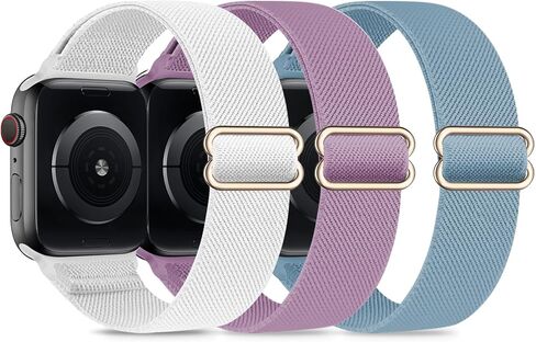 Nylon Band Compatible with Kids Apple Watch Ultra Series 8 7 6 5 4 3 SE SE2,Soft Loop Strap for iWatch Boy Girl Small Wrist. in Saudi Arabia