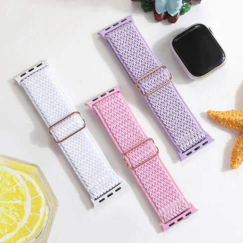 Nylon Band Compatible with Kids Apple Watch Ultra Series 8 7 6 5 4 3 SE SE2,Soft Loop Strap for iWatch Boy Girl Small Wrist. in Saudi Arabia