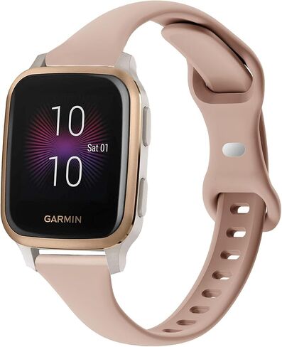 أحزمة ساعة سيليكون رفيعة متوافقة مع Garmin Venu SQ/Venu Sq 2، أشرطة معصم بديلة رفيعة وناعمة وضيقة لموسيقى Garmin Venu SQ Music/Venu Sq 2 Music in Saudi Arabia