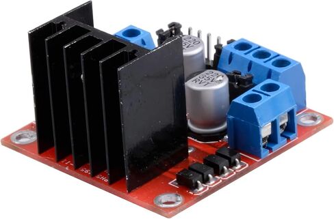 2 حزمة L298N محرك وحدة تحكم محرك اللوحة وحدة مزدوجة H جسر DC السائر متوافق مع المشاريع الكهربائية Ar-duino، روبوت السيارة الذكية ESP32 ESP826 LIONX in Kuwait