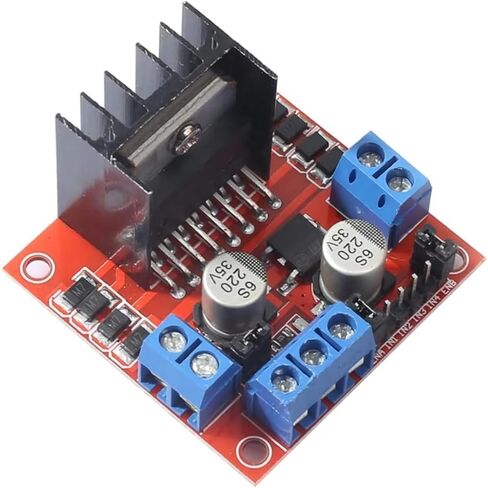 2 حزمة L298N محرك وحدة تحكم محرك اللوحة وحدة مزدوجة H جسر DC السائر متوافق مع المشاريع الكهربائية Ar-duino، روبوت السيارة الذكية ESP32 ESP826 LIONX in Kuwait