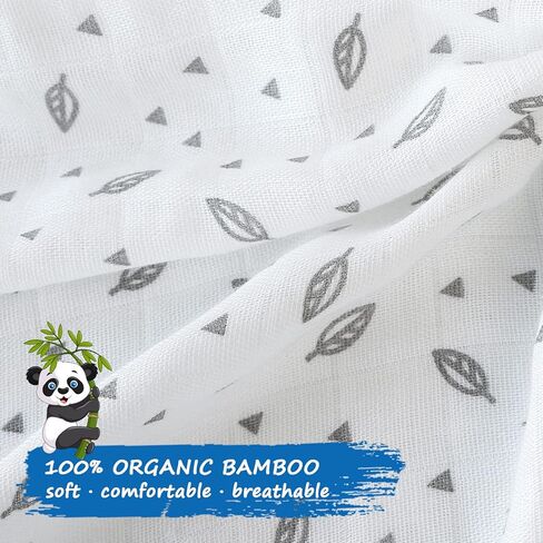 ملاءات سرير أطفال من الموسلين للفتيات والفتيان، ملاءات سرير أطفال مناسبة لسرير الأطفال الصغار مقاس 28 بوصة × 52 بوصة، مصنوعة من الفيسكوز من ملاءة مرتبة سرير الخيزران بنمط بوهو، ملاءات أطفال ناعمة قابلة للتنفس، عبوة من قطعتين، أبيض وأصفر in Kuwait